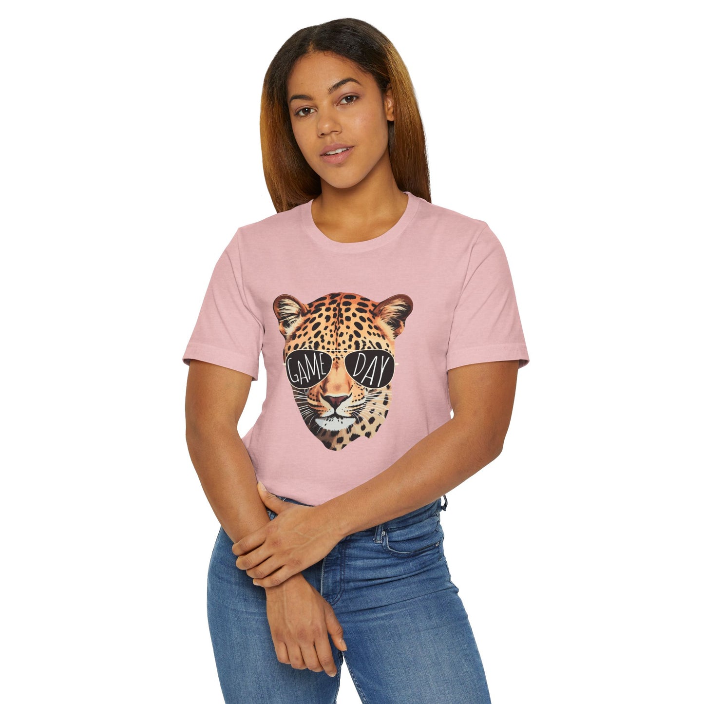 Graphic Tee - Leopards Game Day Mom Tee Unisex Jersey T-Shirt