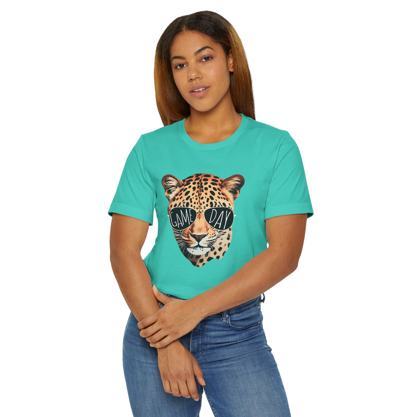 Graphic Tee - Leopards Game Day Mom Tee Unisex Jersey T-Shirt