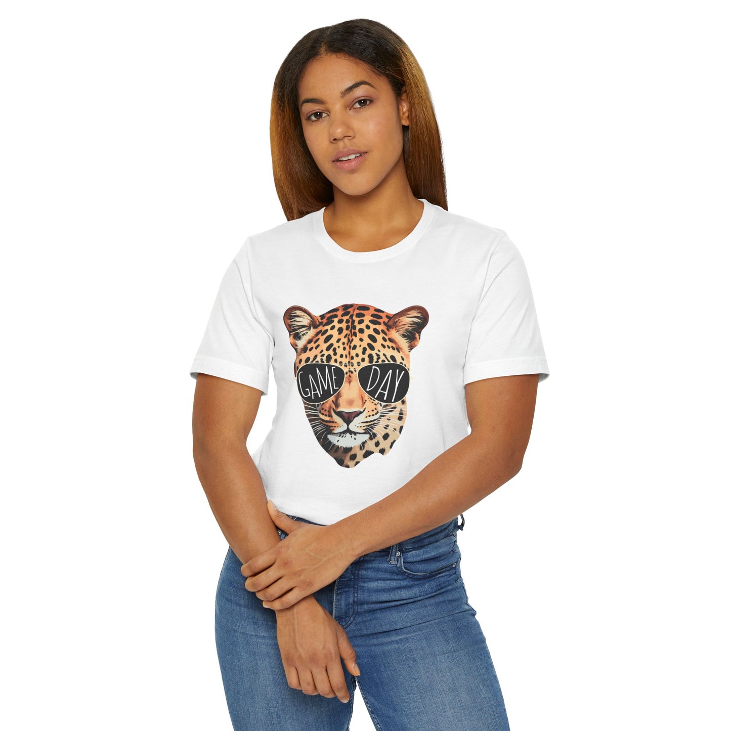 Graphic Tee - Leopards Game Day Mom Tee Unisex Jersey T-Shirt