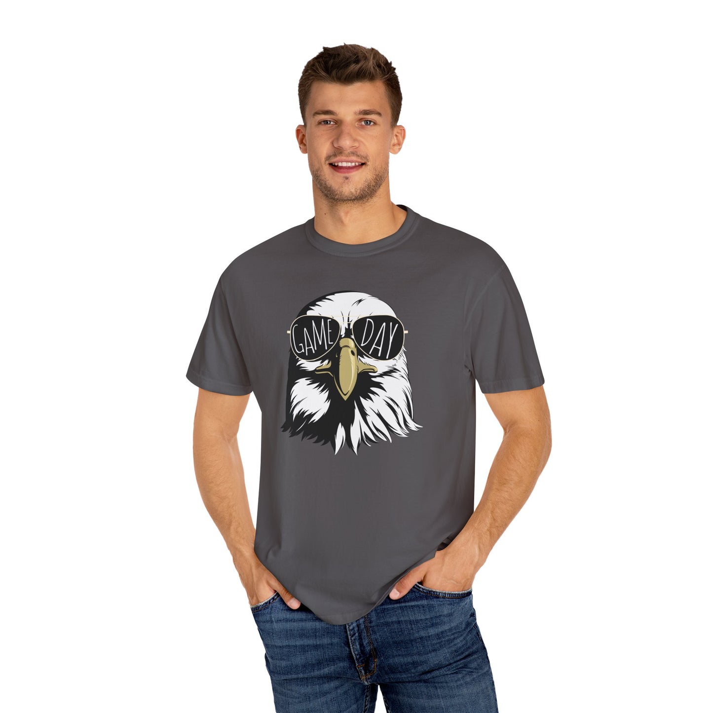 GAME DAY Hawk, Eagles, Falcon, Unisex Garment-Dyed T-shirt